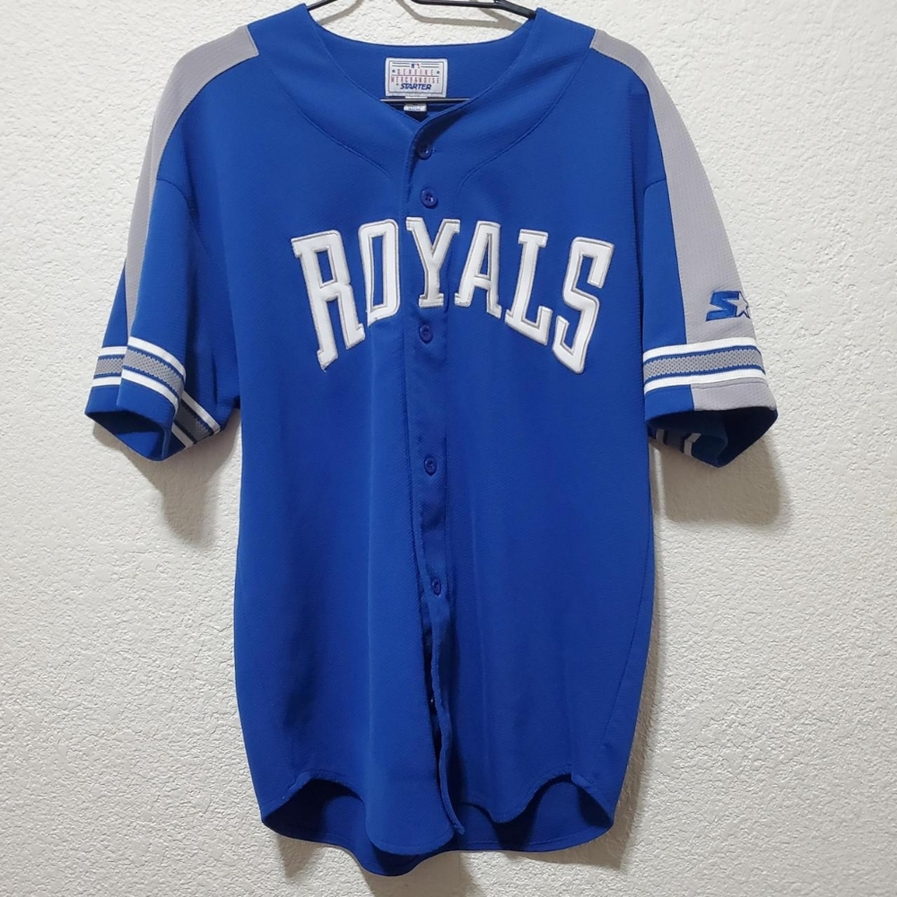 •Starter MLB Genuine KC Royals Jersey👑⚾️
